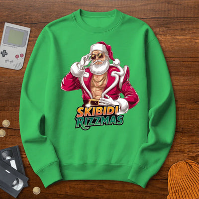 Skibidi Rizzmas - Sweatshirt - Throwback Paradise