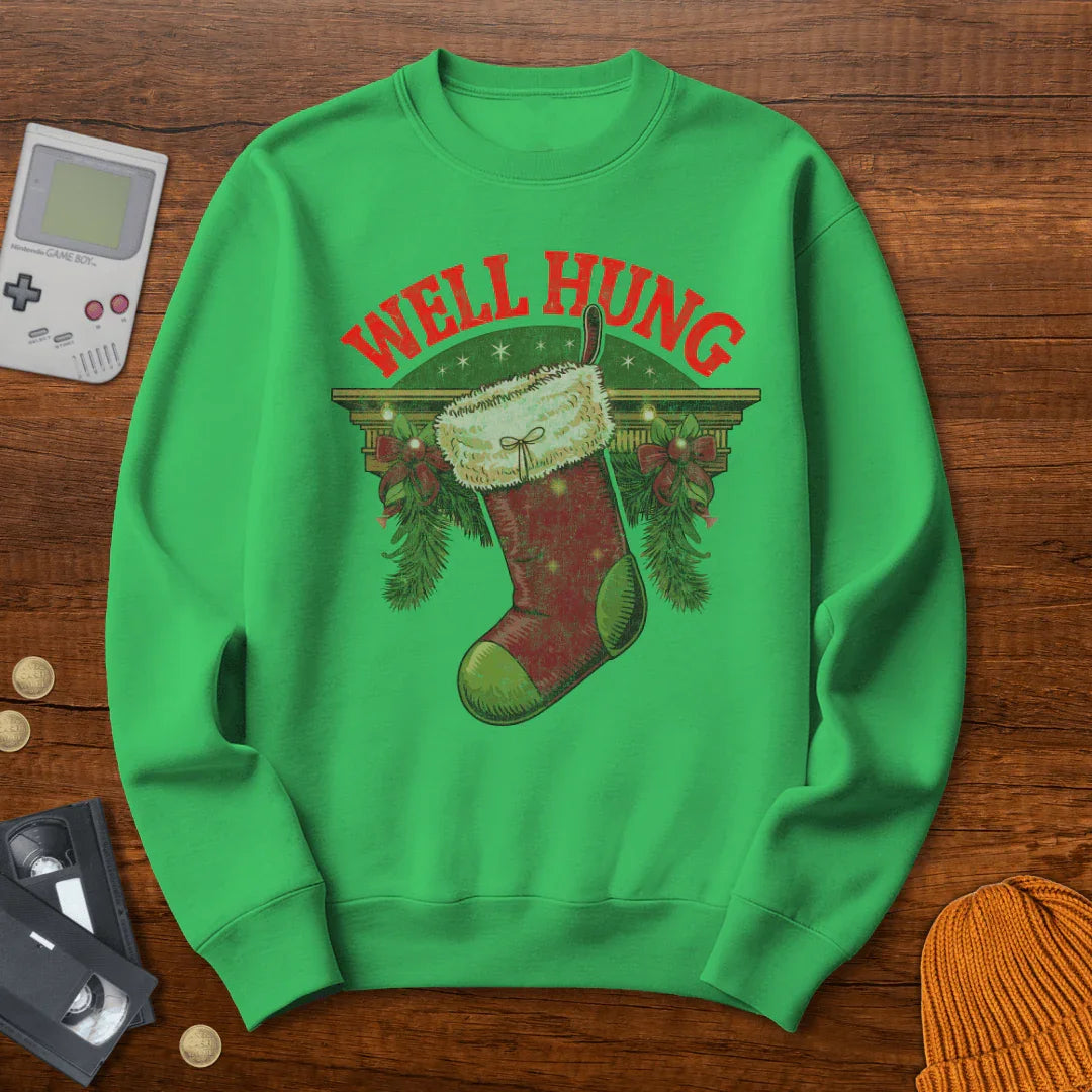 Well Hung - Sweatshirt - Throwback Paradise