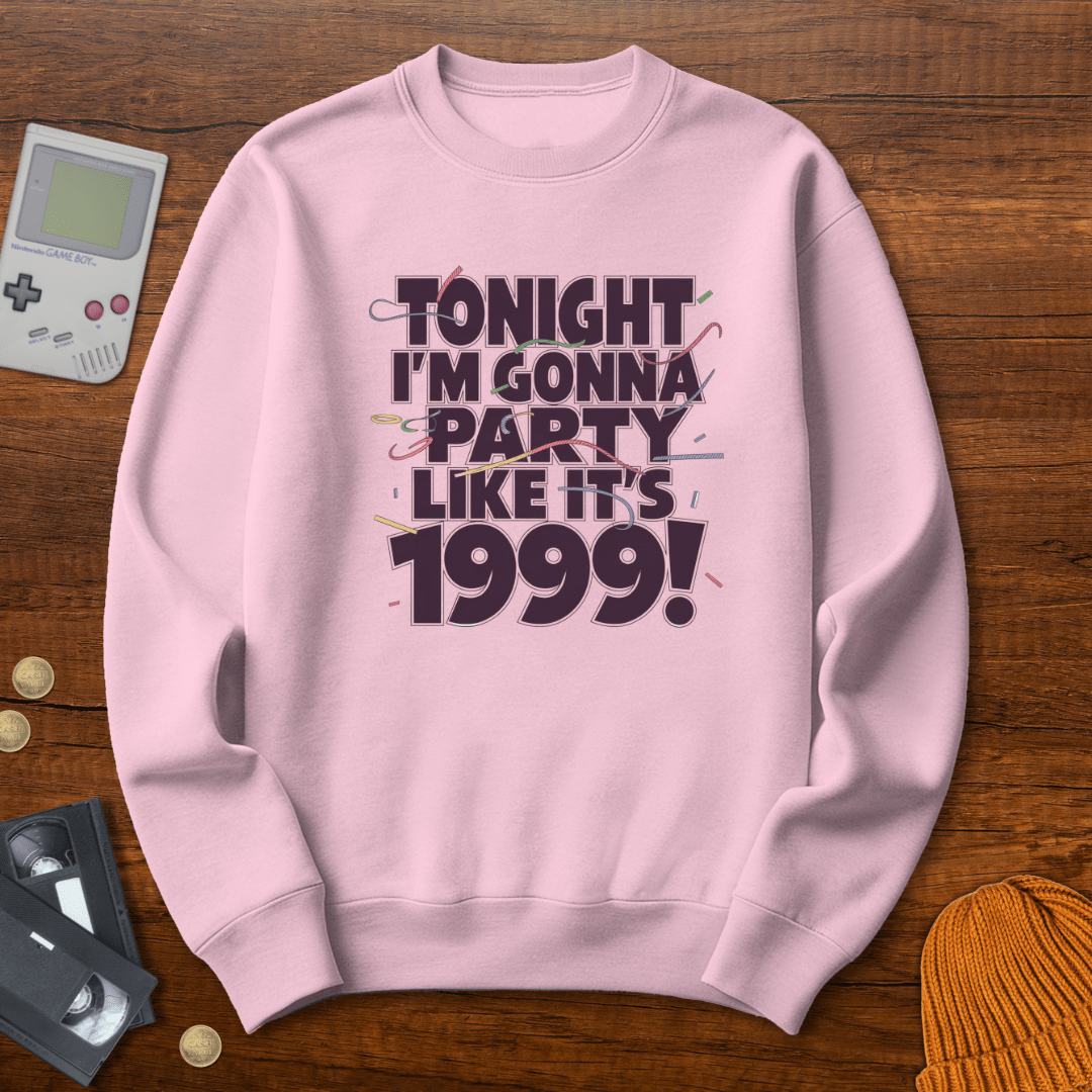 Printify Sweatshirt S / Light Pink 1999 - Sweatshirt