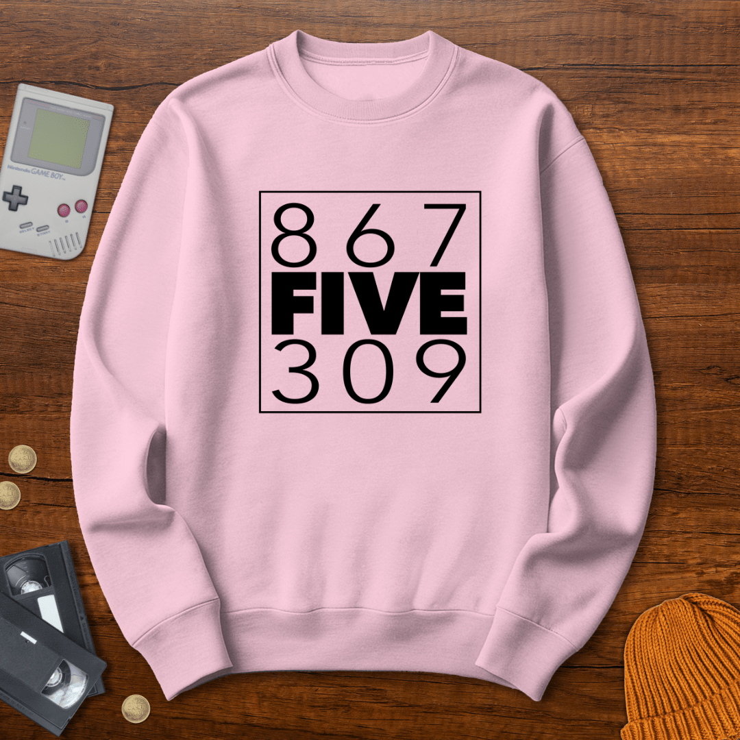 Printify Sweatshirt S / Light Pink 8675309 - Sweatshirt