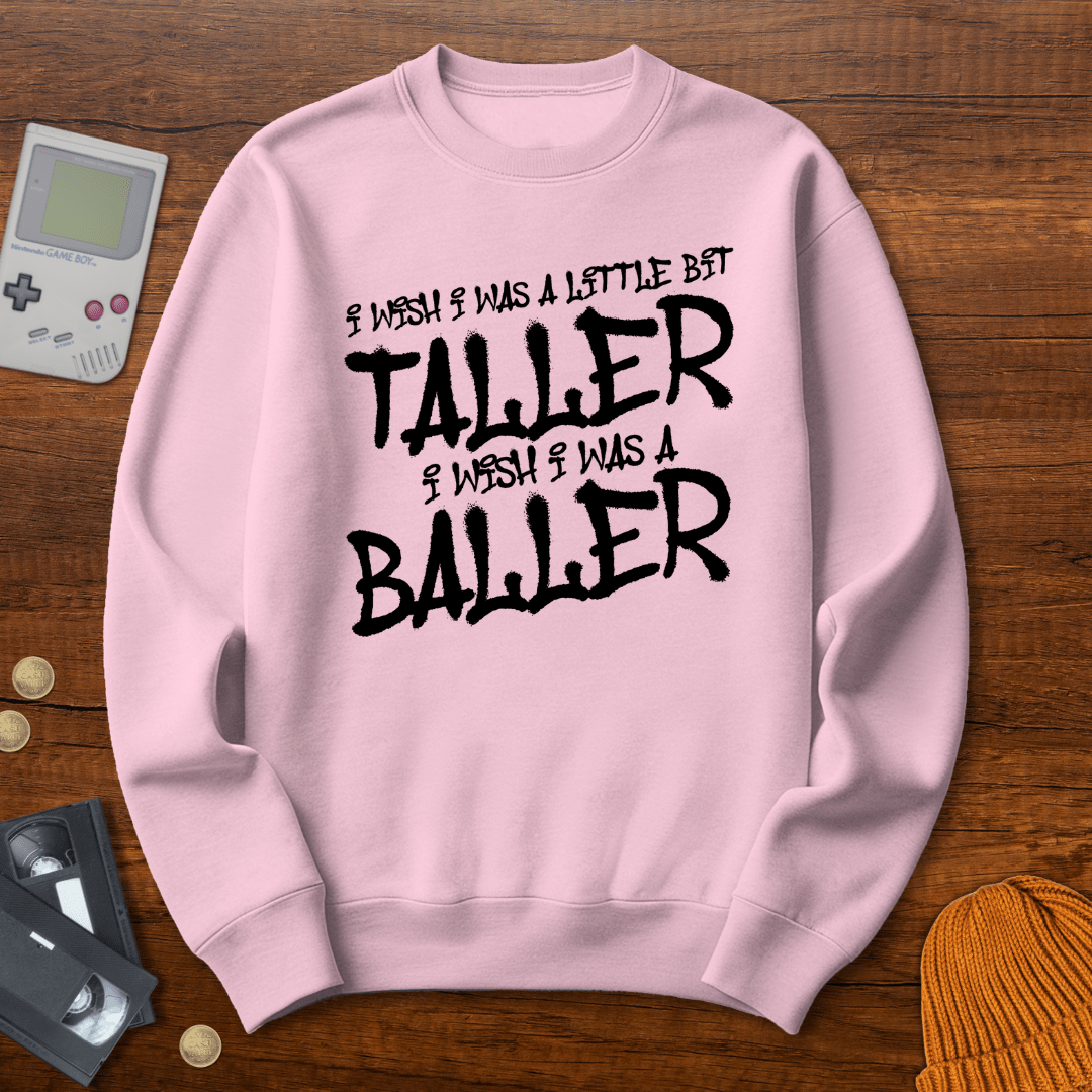 Printify Sweatshirt S / Light Pink Baller - Sweatshirt