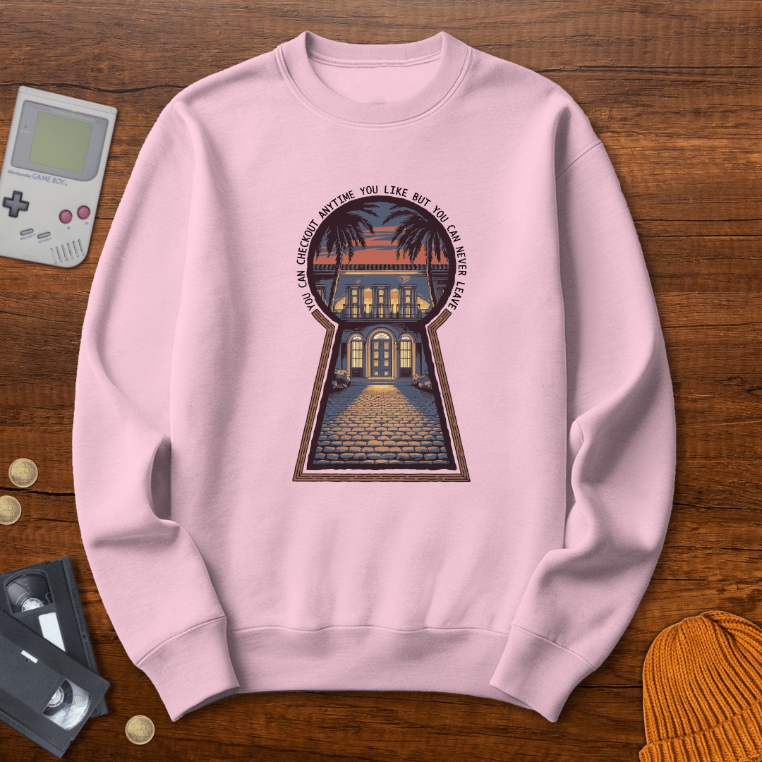 Printify Sweatshirt S / Light Pink Californian Hotel - Sweatshirt