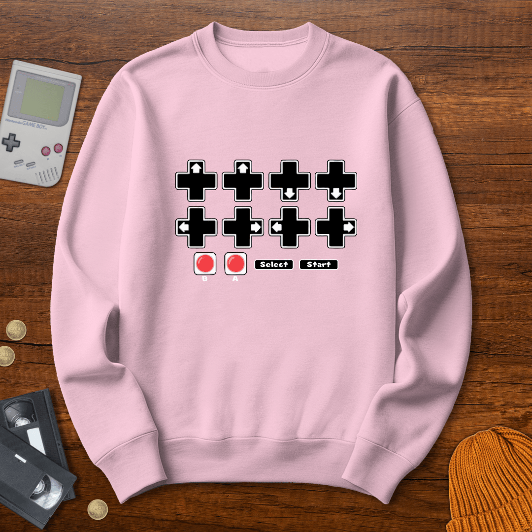 Printify Sweatshirt S / Light Pink Cheat Code - Sweatshirt