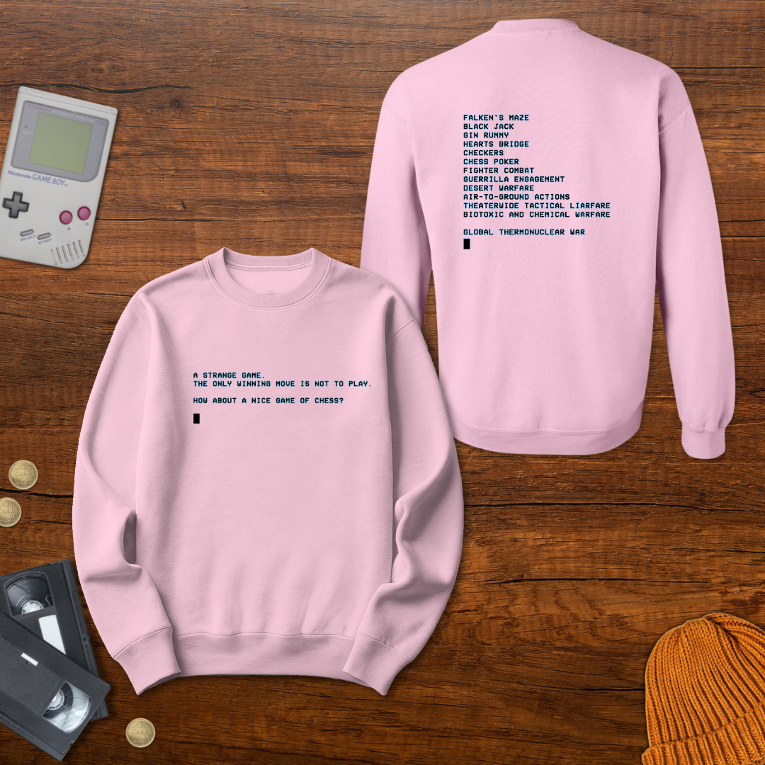 Printify Sweatshirt S / Light Pink Chess - Sweatshirt