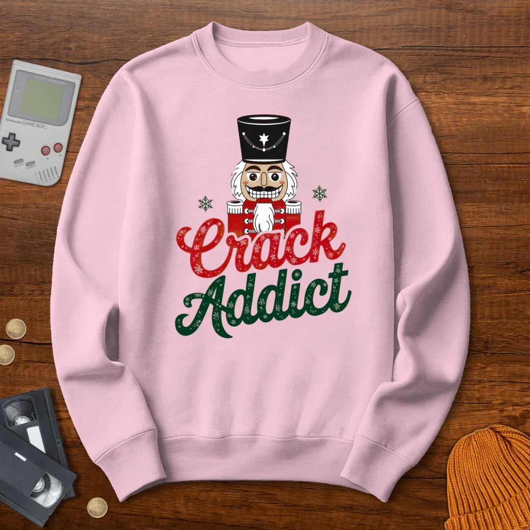 Crack Addict - Sweatshirt - Throwback Paradise