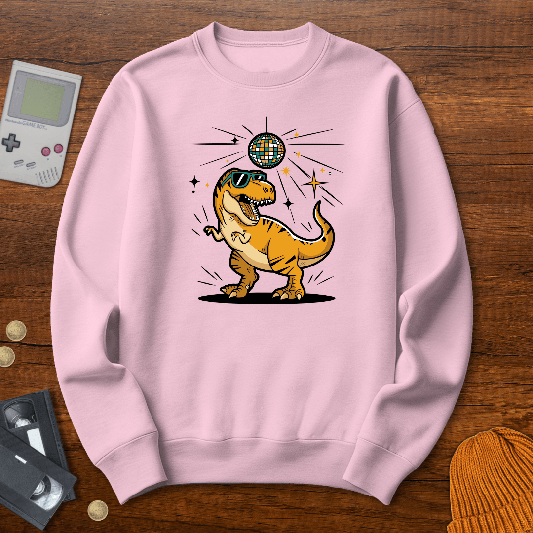 Printify Sweatshirt S / Light Pink DiscoRex - Sweatshirt
