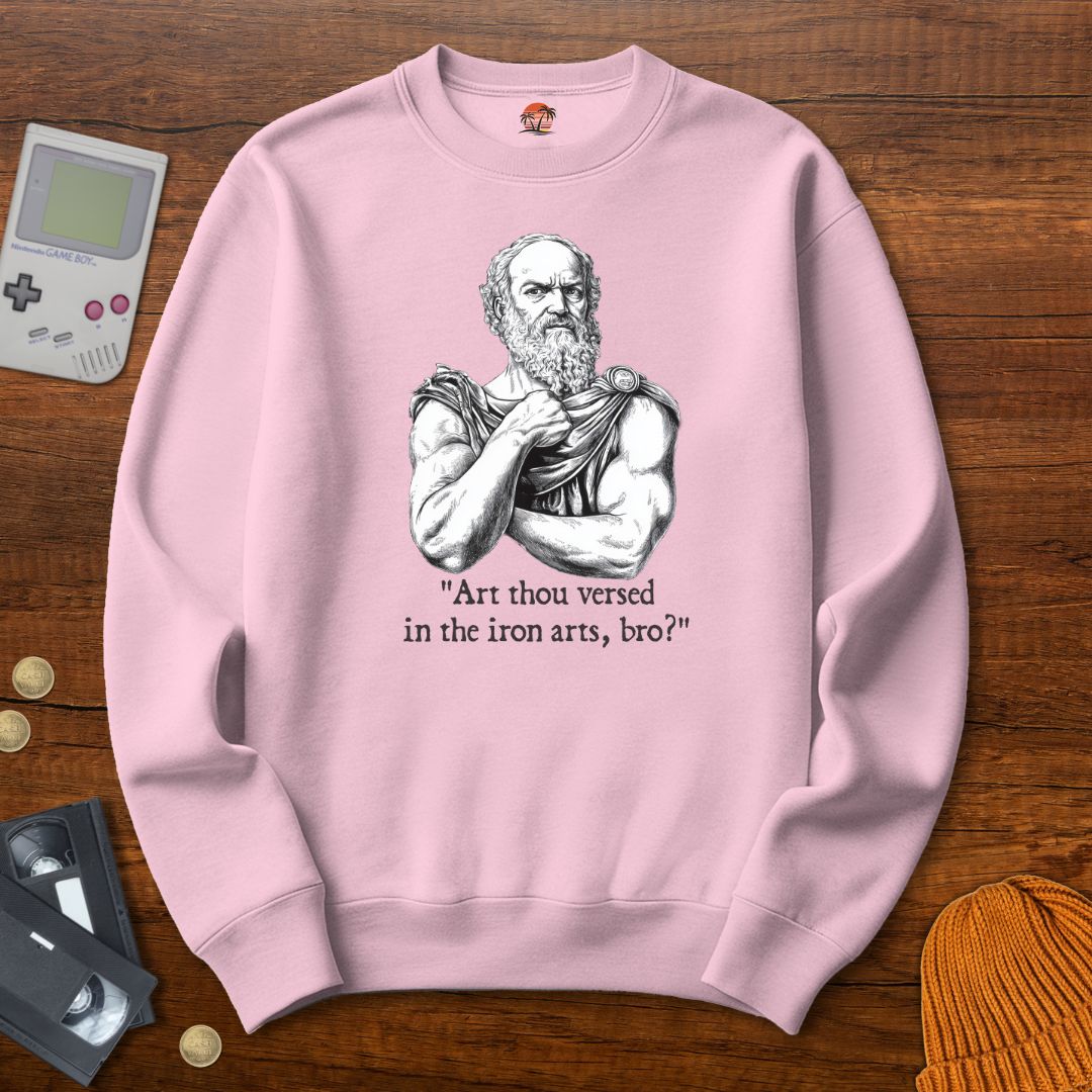 Printify Sweatshirt S / Light Pink Dost Thou Lift - Sweatshirt