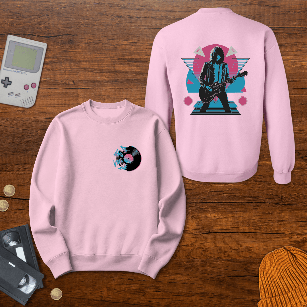 Printify Sweatshirt S / Light Pink Electric Metal - Sweatshirt