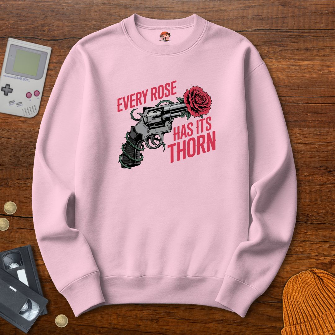 Printify Sweatshirt S / Light Pink Every Rose - Sweatshirt