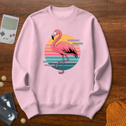 Printify Sweatshirt S / Light Pink Flamingo - Sweatshirt