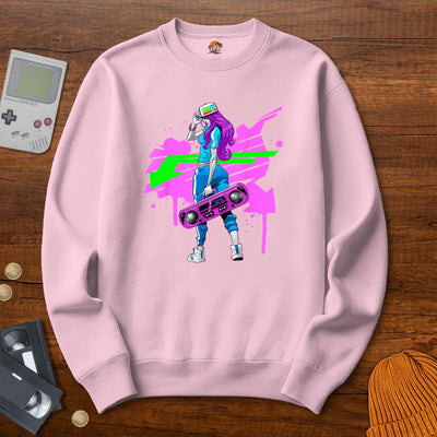 Graffiti Girl - Sweatshirt - Throwback Paradise