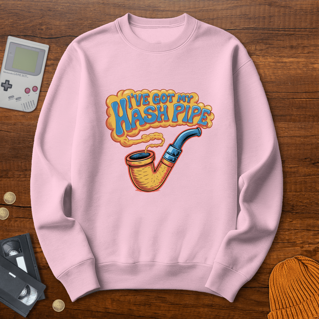 Printify Sweatshirt S / Light Pink Hashpipe - Sweatshirt