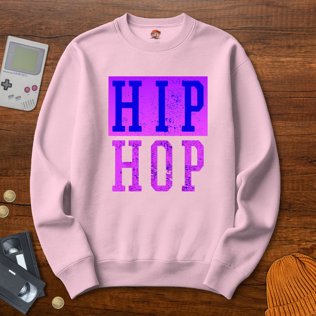 Printify Sweatshirt S / Light Pink HIPHOP - Sweatshirt