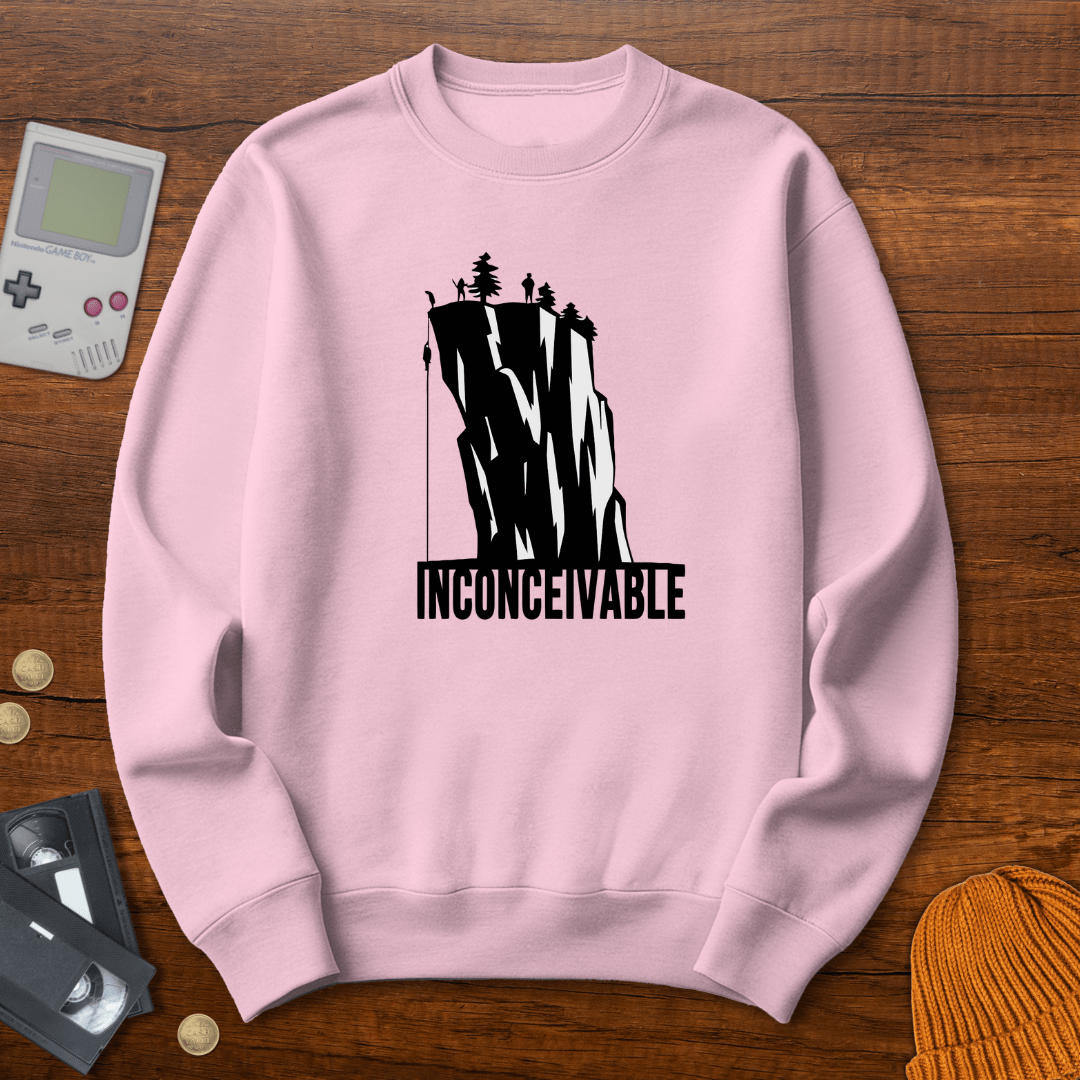 Printify Sweatshirt S / Light Pink Inconceivable - Sweatshirt