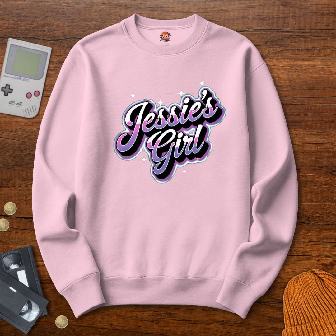 Printify Sweatshirt S / Light Pink Jessie's Girl - Sweatshirt