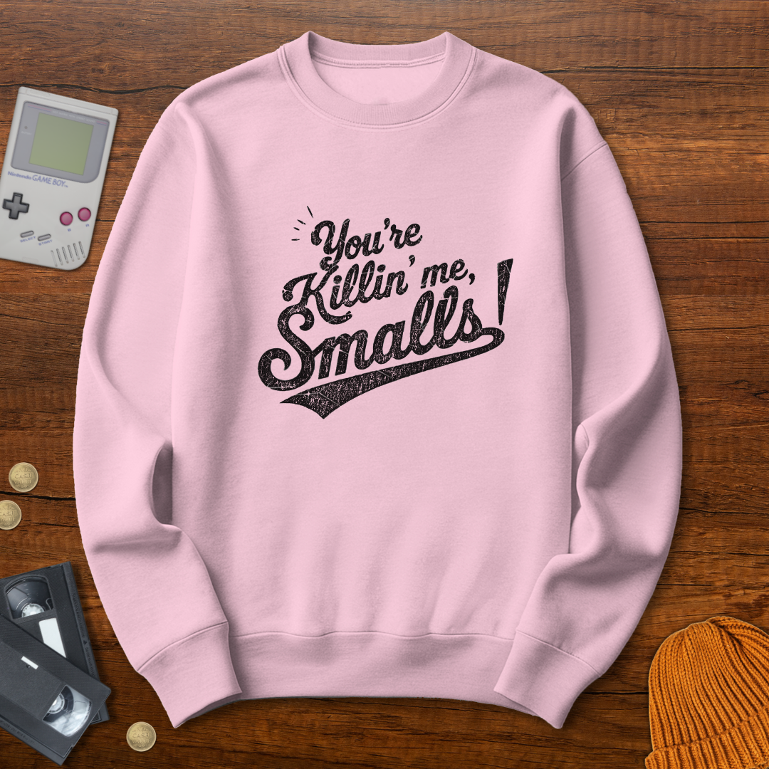 Printify Sweatshirt S / Light Pink Killing me smalls - Sweatshirt