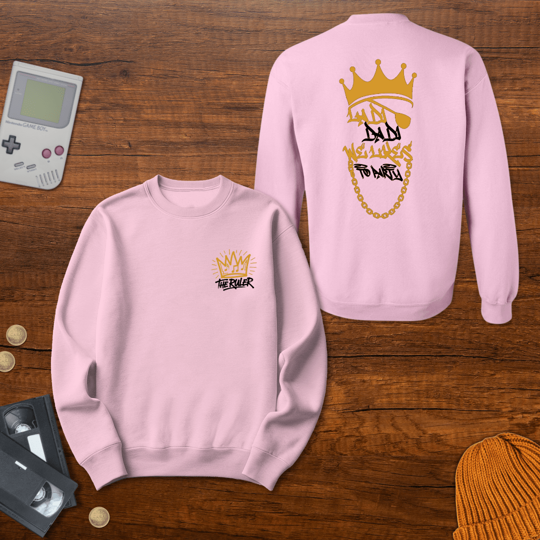 Printify Sweatshirt S / Light Pink La Di Da Di - Sweatshirt