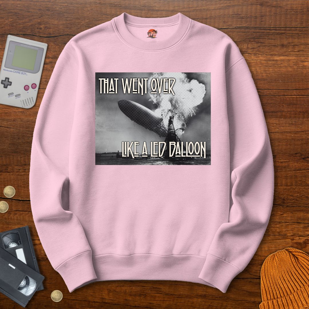 Printify Sweatshirt S / Light Pink Led Balloon - Sweatshirt