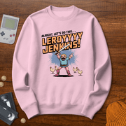 Printify Sweatshirt S / Light Pink Leeroy Jenkins - Sweatshirt