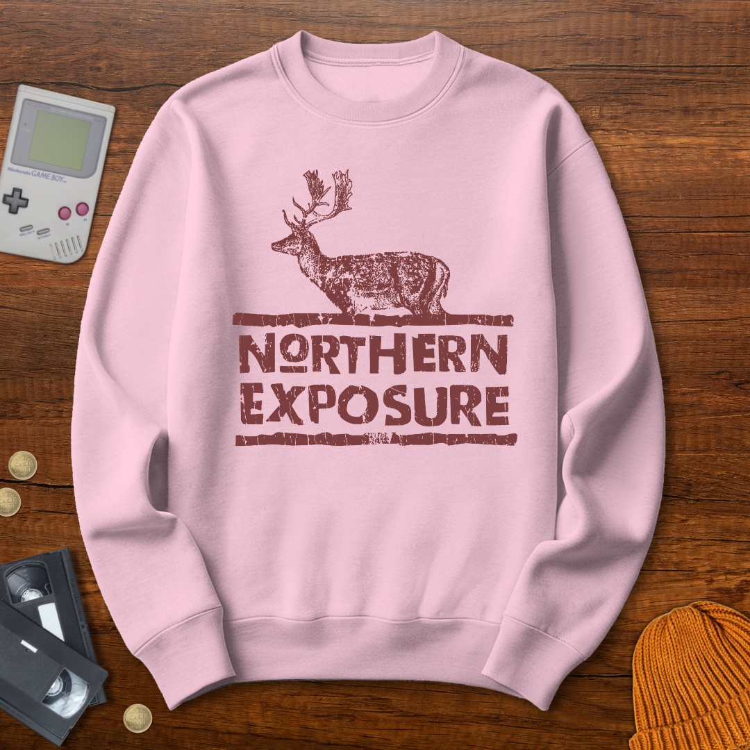 Printify Sweatshirt S / Light Pink Northern Exposure - Sweatshirt