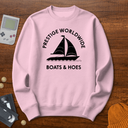 Printify Sweatshirt S / Light Pink Prestige Worldwide - Sweatshirt