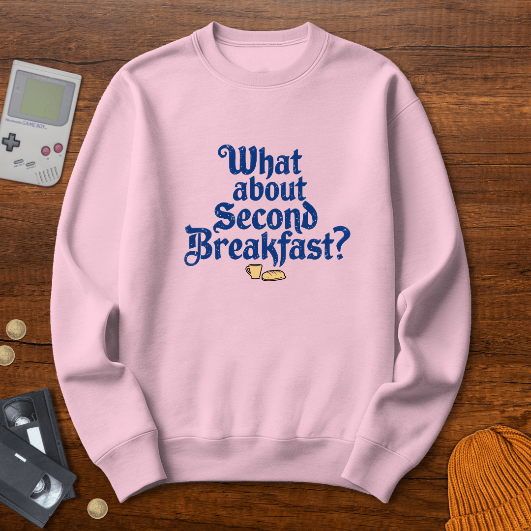 Printify Sweatshirt S / Light Pink Second Breakfast - Sweatshirt