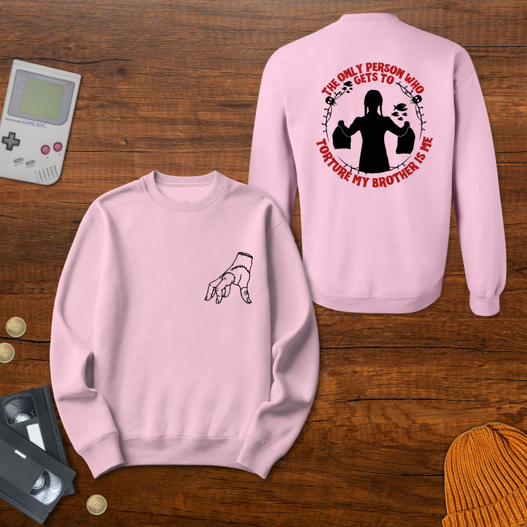 Printify Sweatshirt S / Light Pink Sibling Love - Sweatshirt