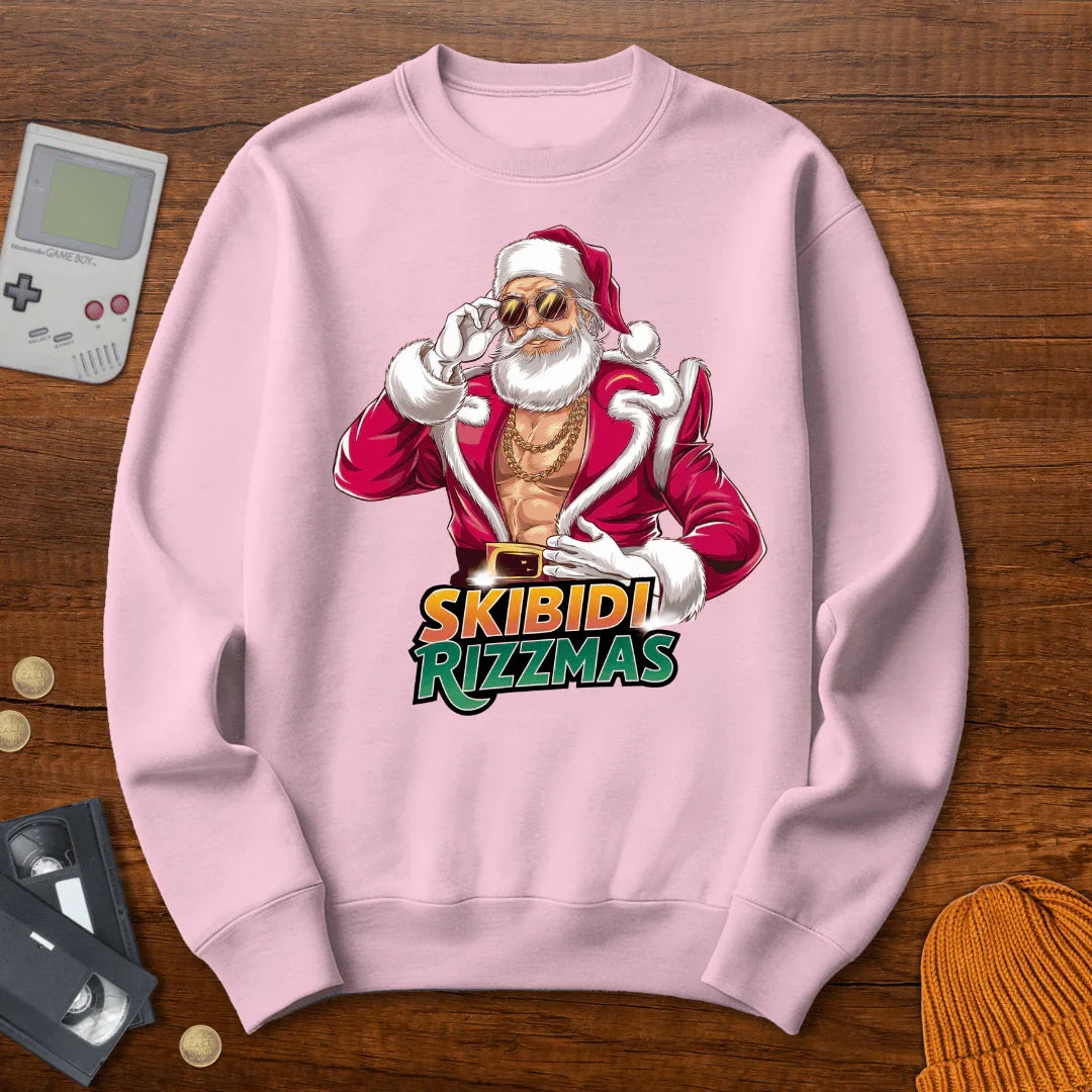 Skibidi Rizzmas - Sweatshirt - Throwback Paradise