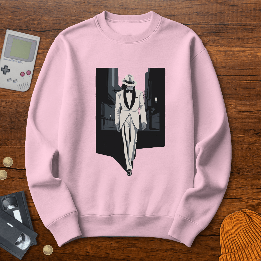 Printify Sweatshirt S / Light Pink Smooth Criminal - Sweatshirt