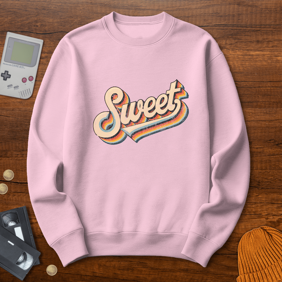 Printify Sweatshirt S / Light Pink Sweet - Sweatshirt