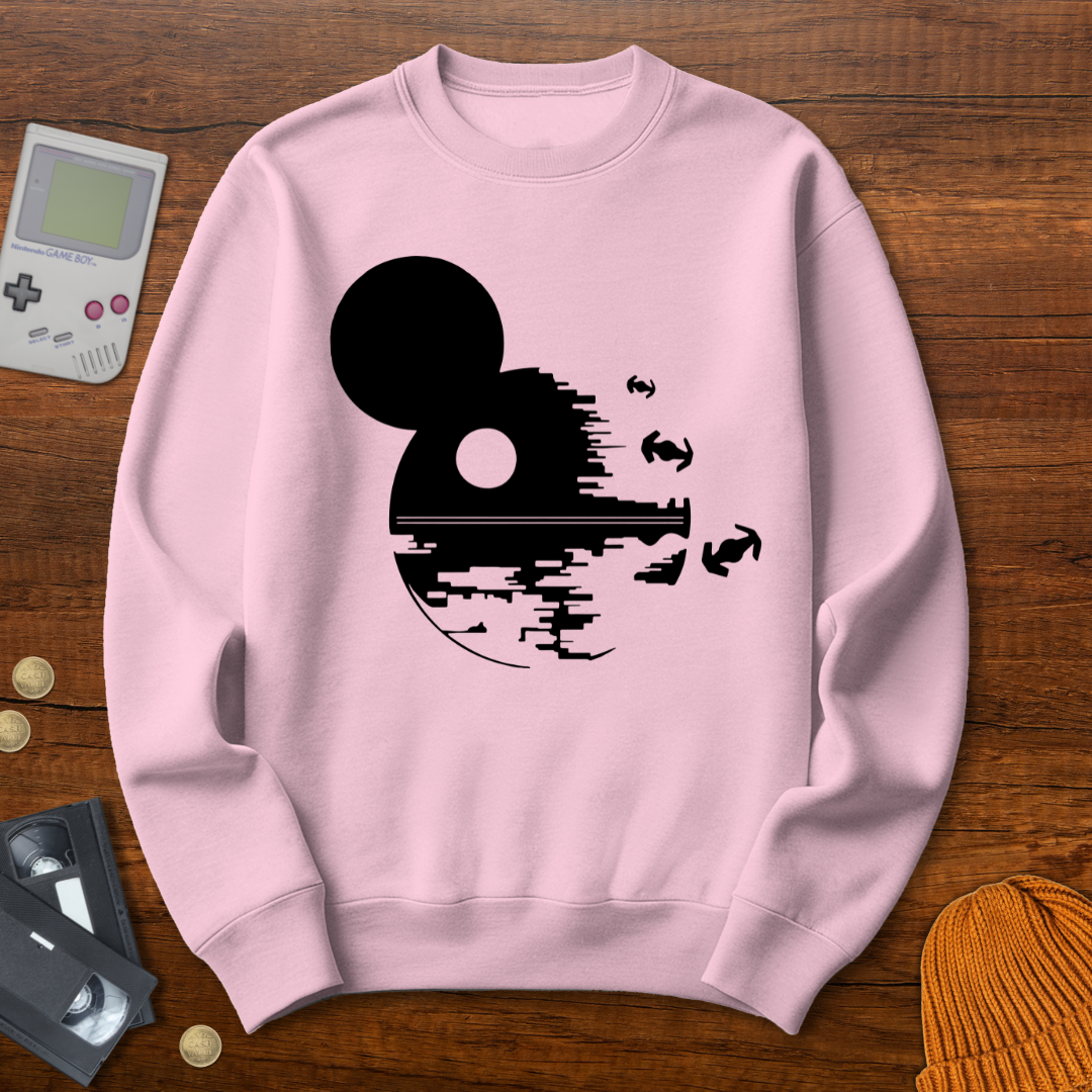 Printify Sweatshirt S / Light Pink Thats no moon - Sweatshirt