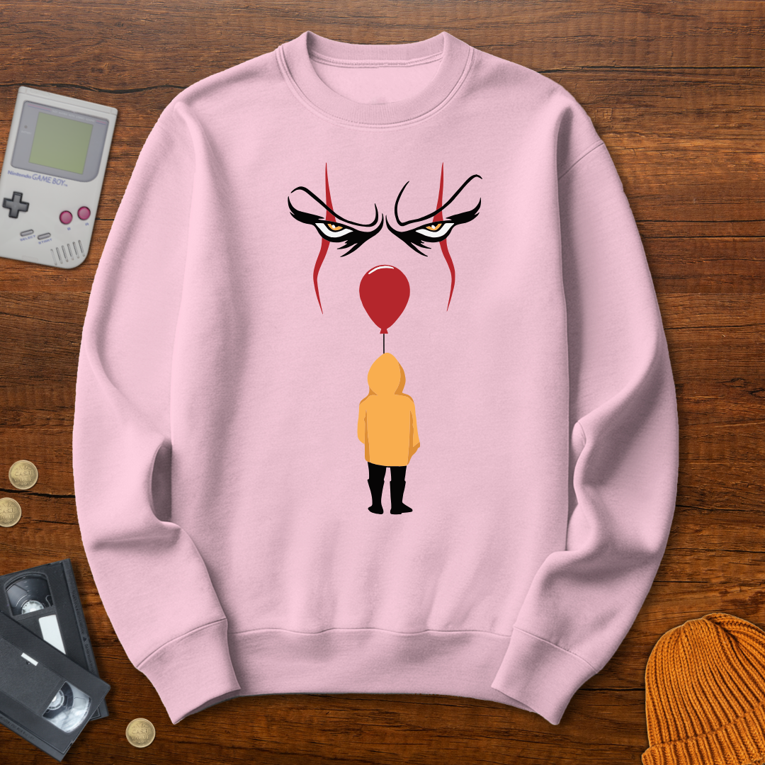 Printify Sweatshirt S / Light Pink The Dancing Clown - Sweatshirt