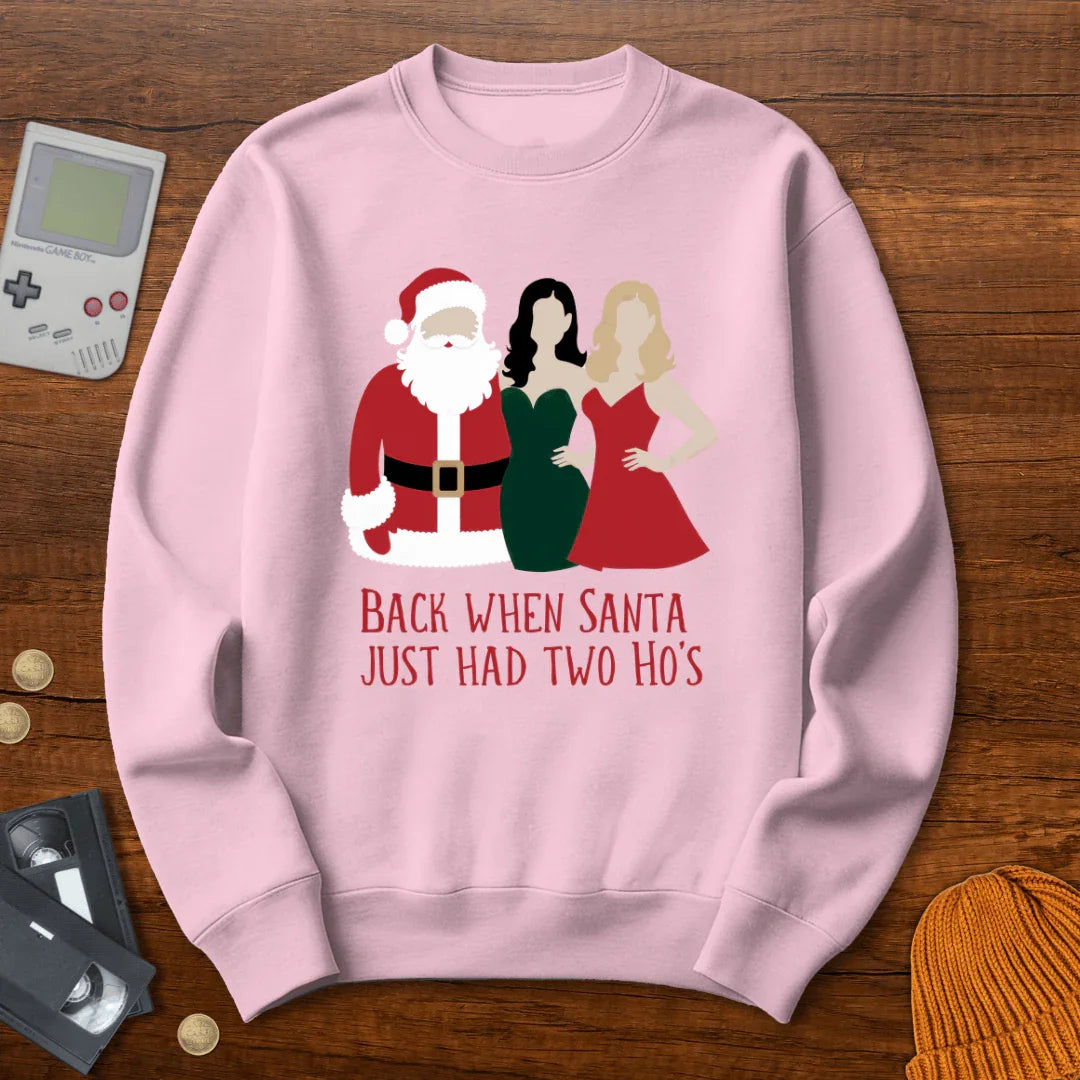 Two Ho's - Sweatshirt - Throwback Paradise