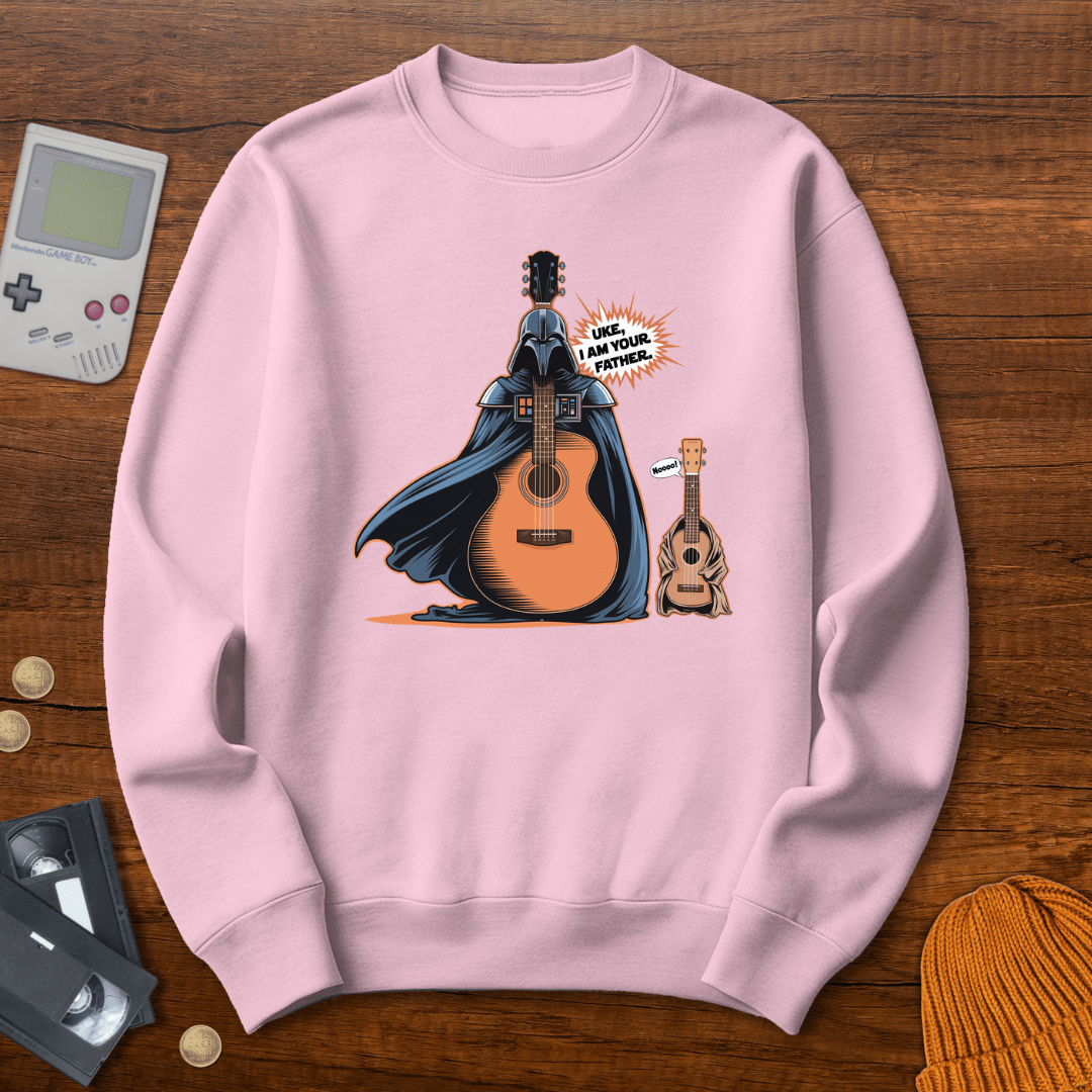 Printify Sweatshirt S / Light Pink Uke I am your father - Sweatshirt