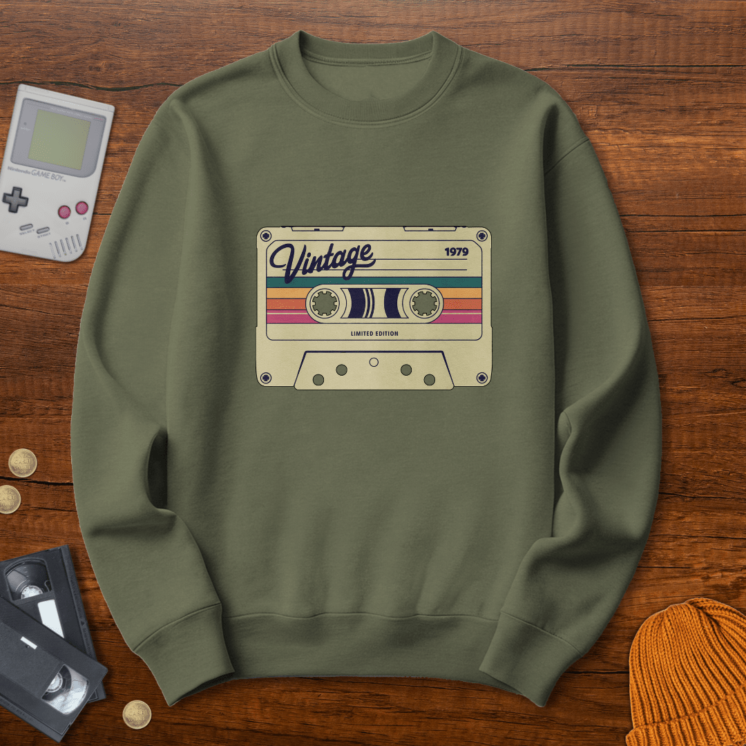 Printify Sweatshirt S / Military Green 1979 - Sweatshirt