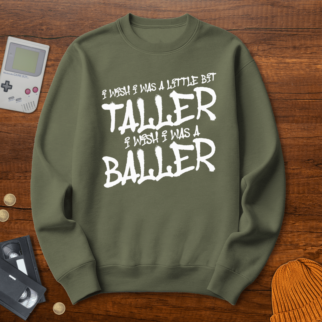 Printify Sweatshirt S / Military Green Baller - Sweatshirt