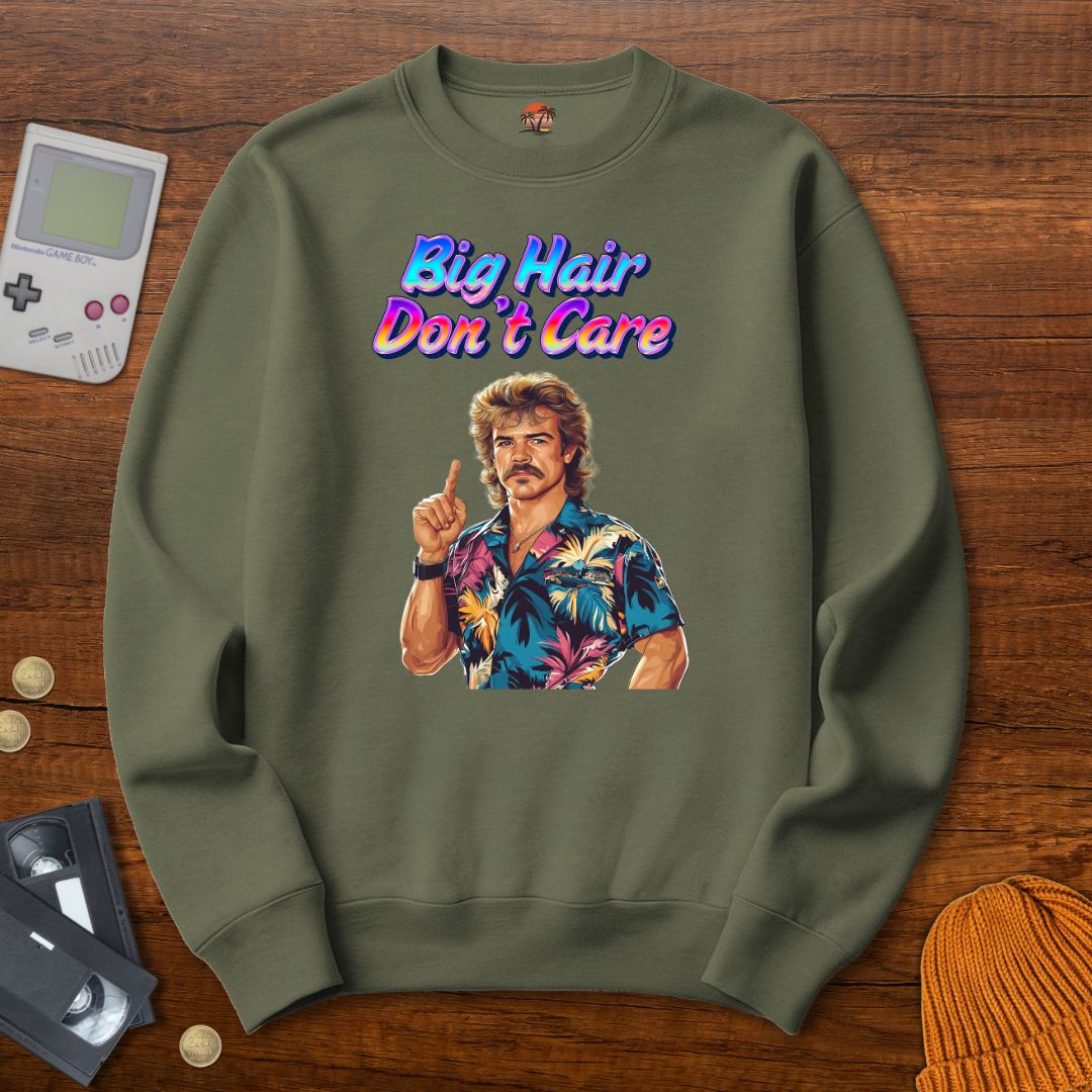 Big Hair - Sweatshirt - Throwback Paradise