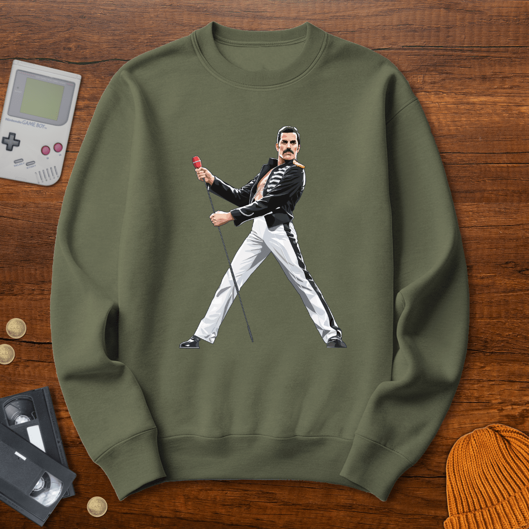 Printify Sweatshirt S / Military Green Break Free - Sweatshirt