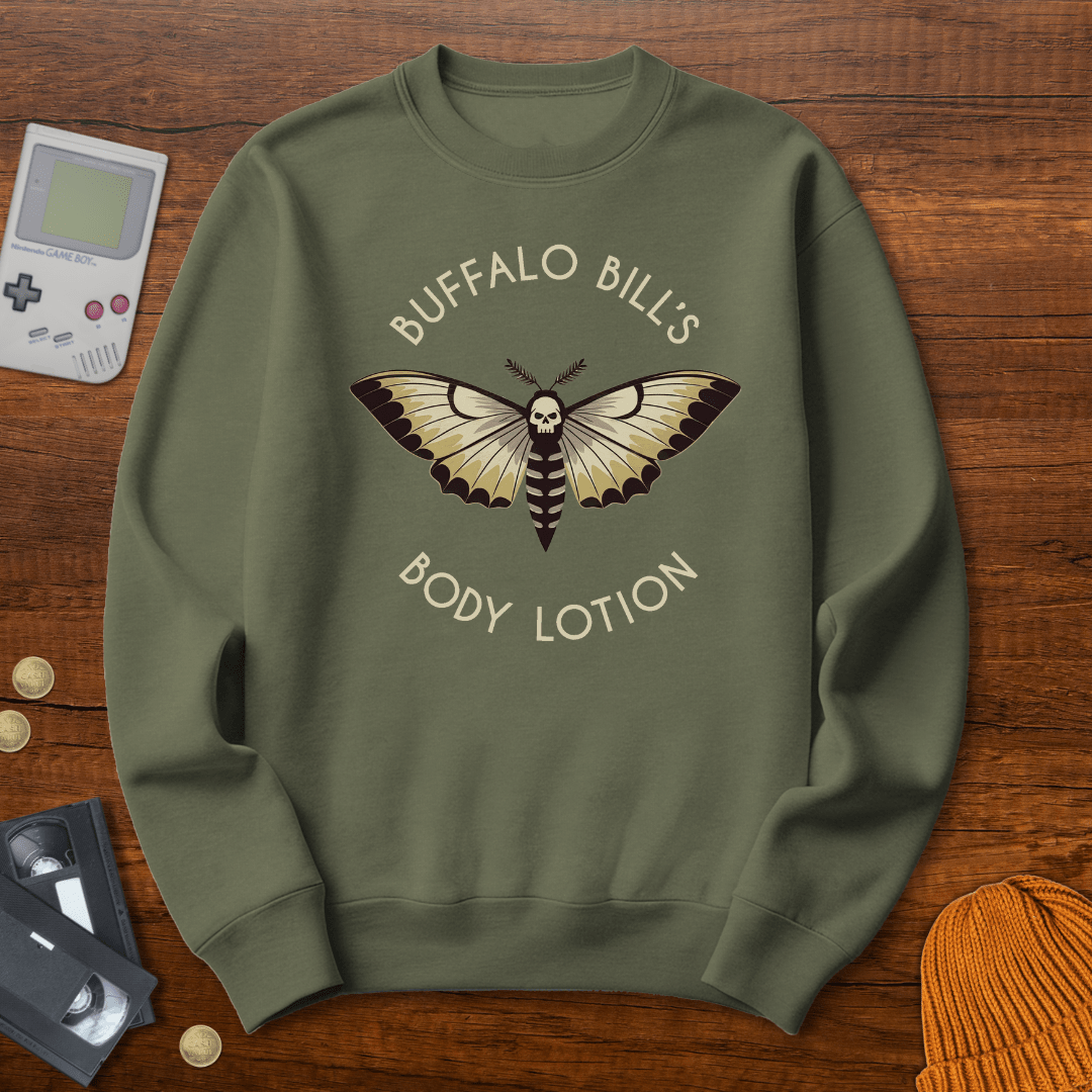 Printify Sweatshirt S / Military Green Buffalo Bill Lotion - Sweatshirt