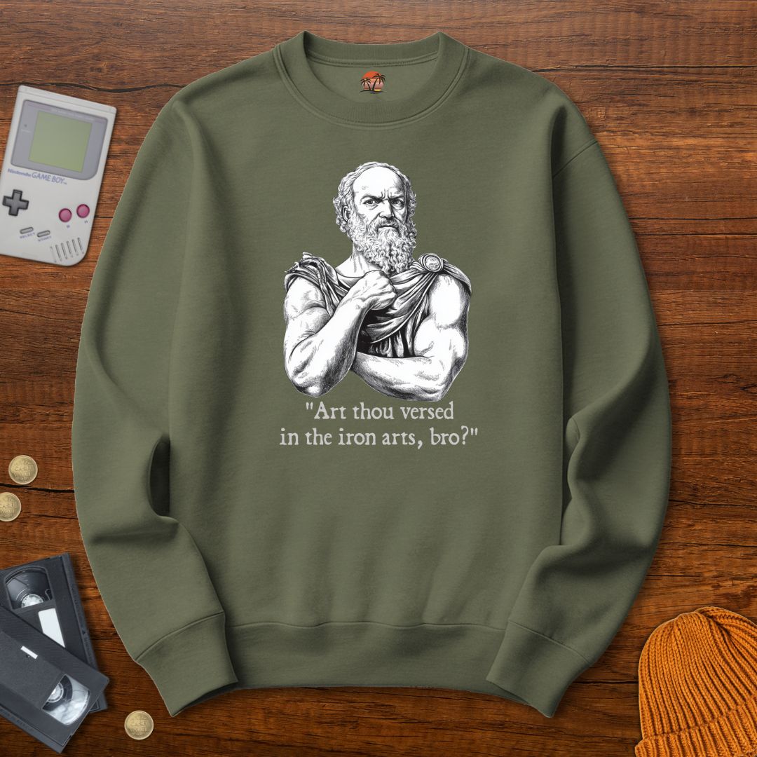 Printify Sweatshirt S / Military Green Dost Thou Lift - Sweatshirt