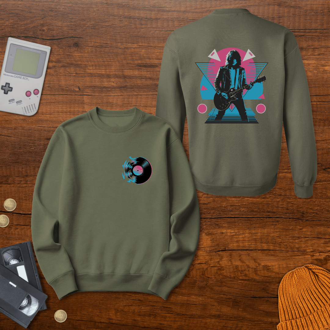 Printify Sweatshirt S / Military Green Electric Metal - Sweatshirt