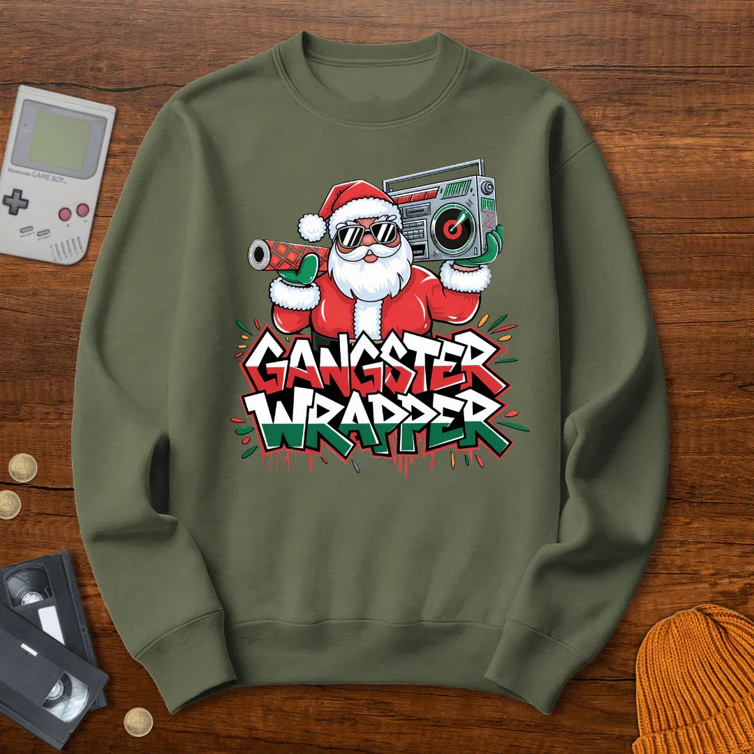 Gangster Wrapper - Sweatshirt - Throwback Paradise