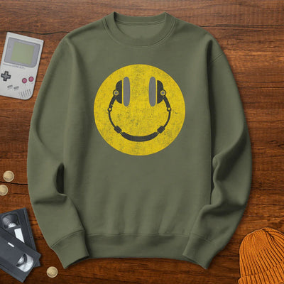 Happy Face - Sweatshirt - Throwback Paradise