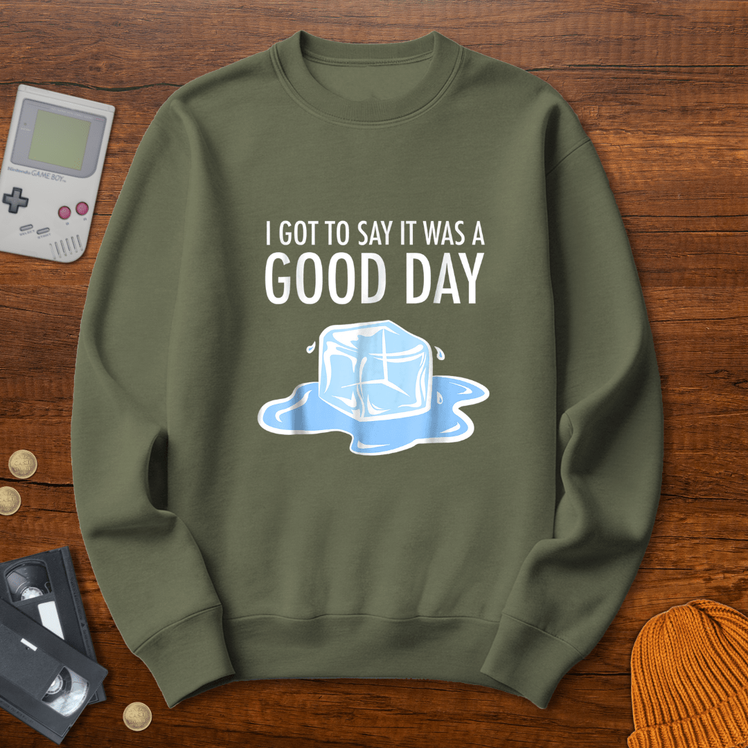 Printify Sweatshirt S / Military Green Ice Cube - Sweatshirt