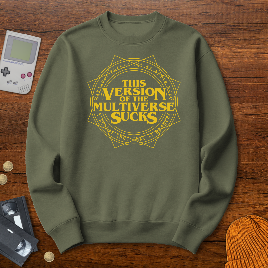 Printify Sweatshirt S / Military Green Multiverse - Sweatshirt