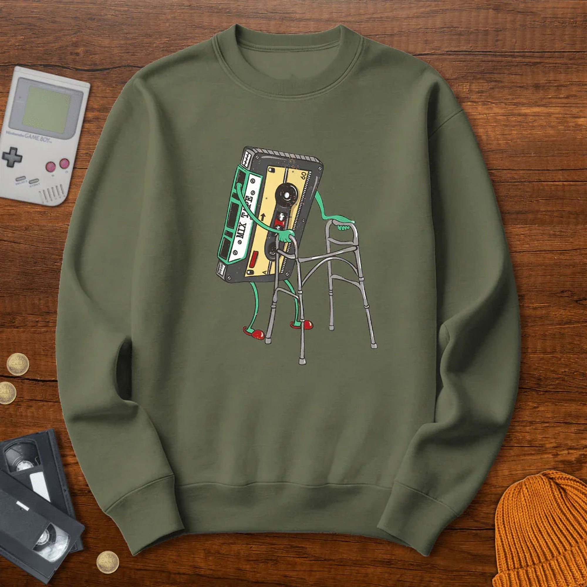 Retro Cassette- Sweatshirt