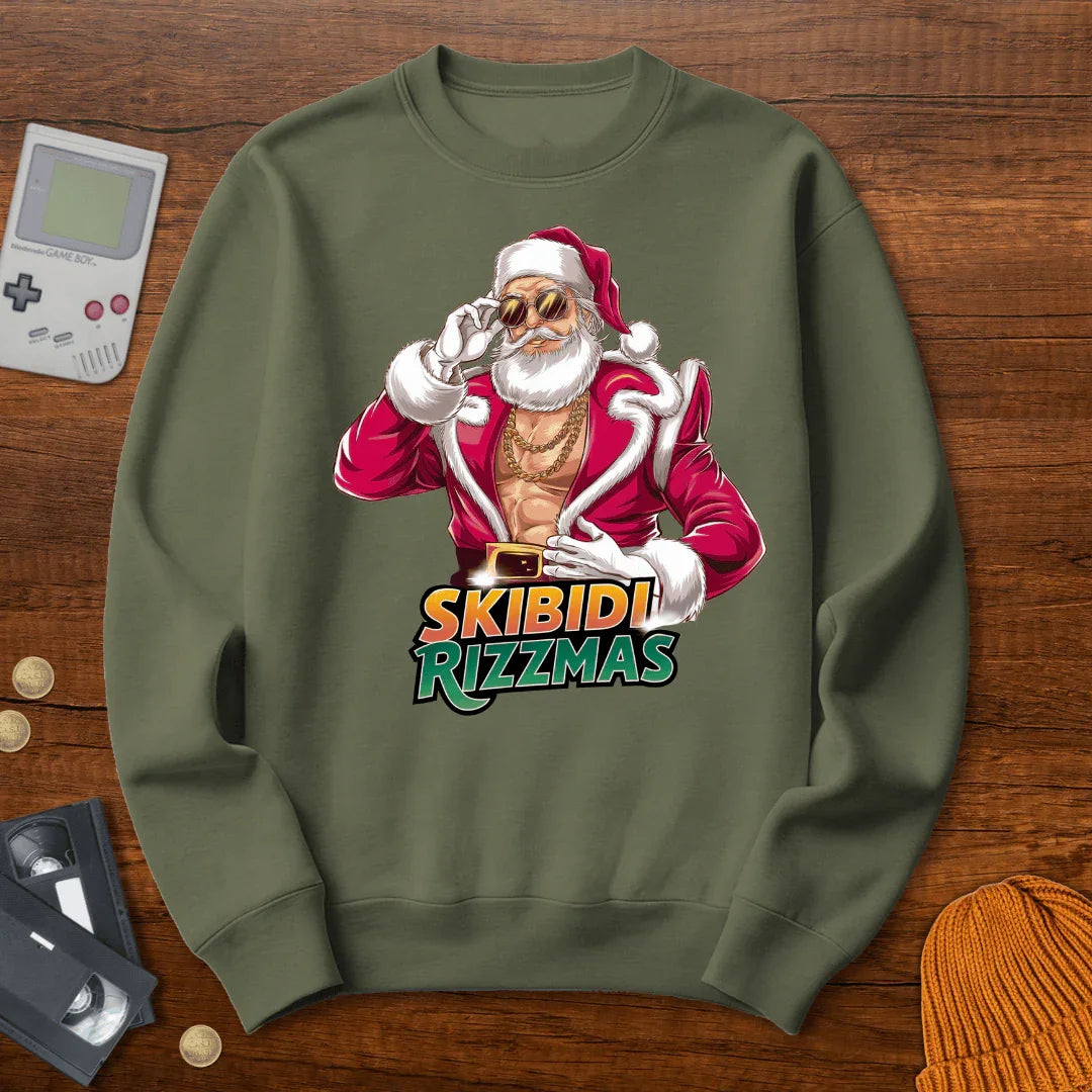 Skibidi Rizzmas - Sweatshirt - Throwback Paradise