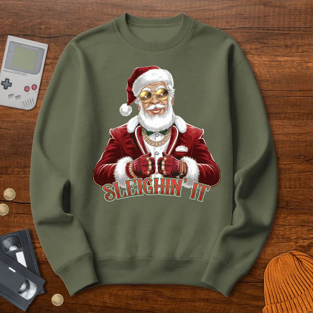 Sleighin It - Sweatshirt - Throwback Paradise