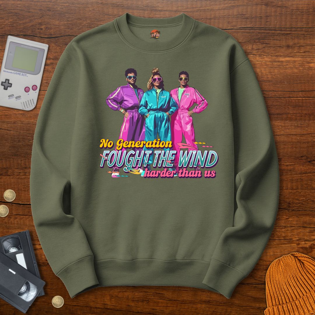 Printify Sweatshirt S / Military Green Windbreakers - Sweatshirt