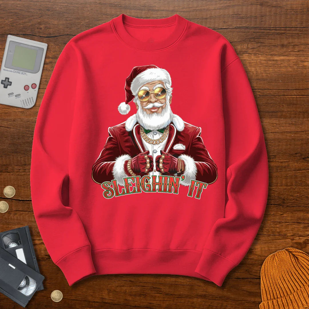 Sleighin It - Sweatshirt - Throwback Paradise